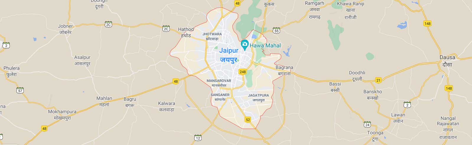 Jaipur Escorts Locatoins